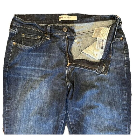 Levi's 515 Jeans Women's Size 10M 30x32 Bootcut Blue Denim Embroidered Pockets - Picture 4 of 9